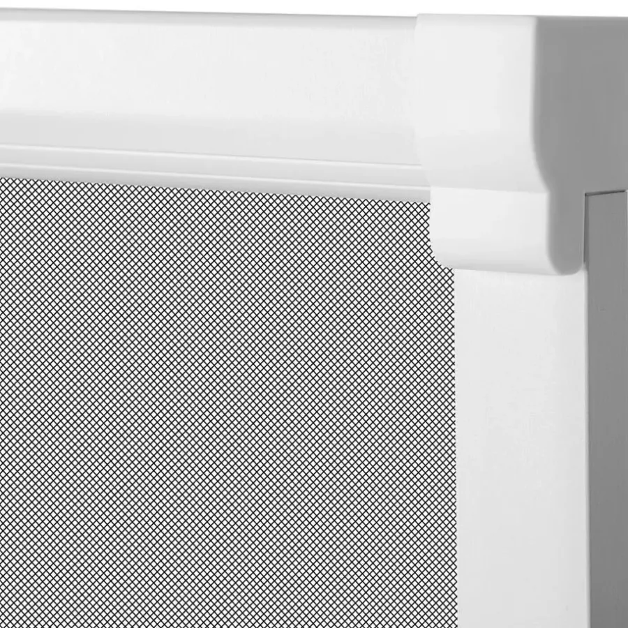 Raam En Deurhorren-tectake Insectenwerend rolgordijn - 90 x 160 cm - Wit
