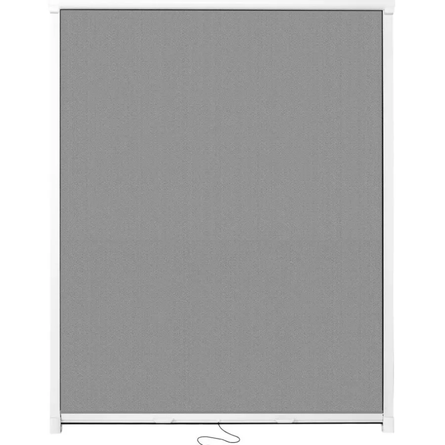 Raam En Deurhorren-tectake Insectenwerend rolgordijn - 110 x 160 cm - Wit