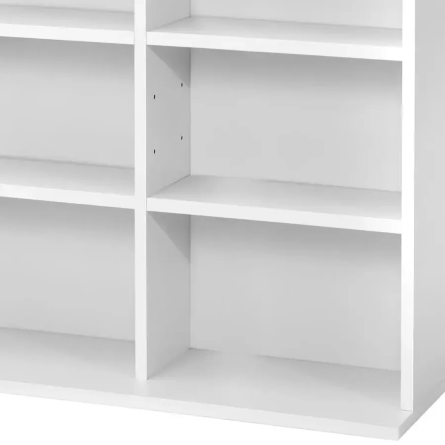 tectake Kast Christel 180x102x23,5cm, Wit
