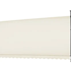 tectake Klemluifel met zwengel, in hoogte verstelbaar, Beige