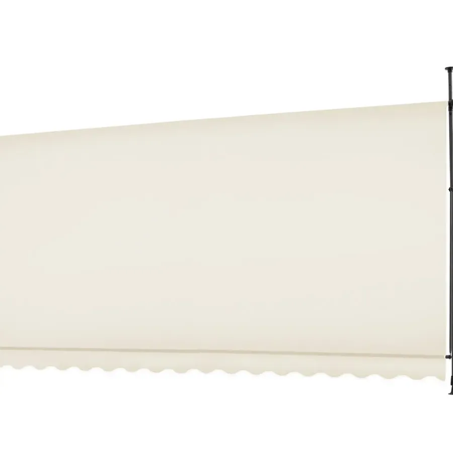 tectake Klemluifel met zwengel, in hoogte verstelbaar, Beige