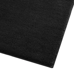 Vloerkleden-tectake ® Kortpolig vloerkleed Soft Zone 160 x 230 cm - Zwart