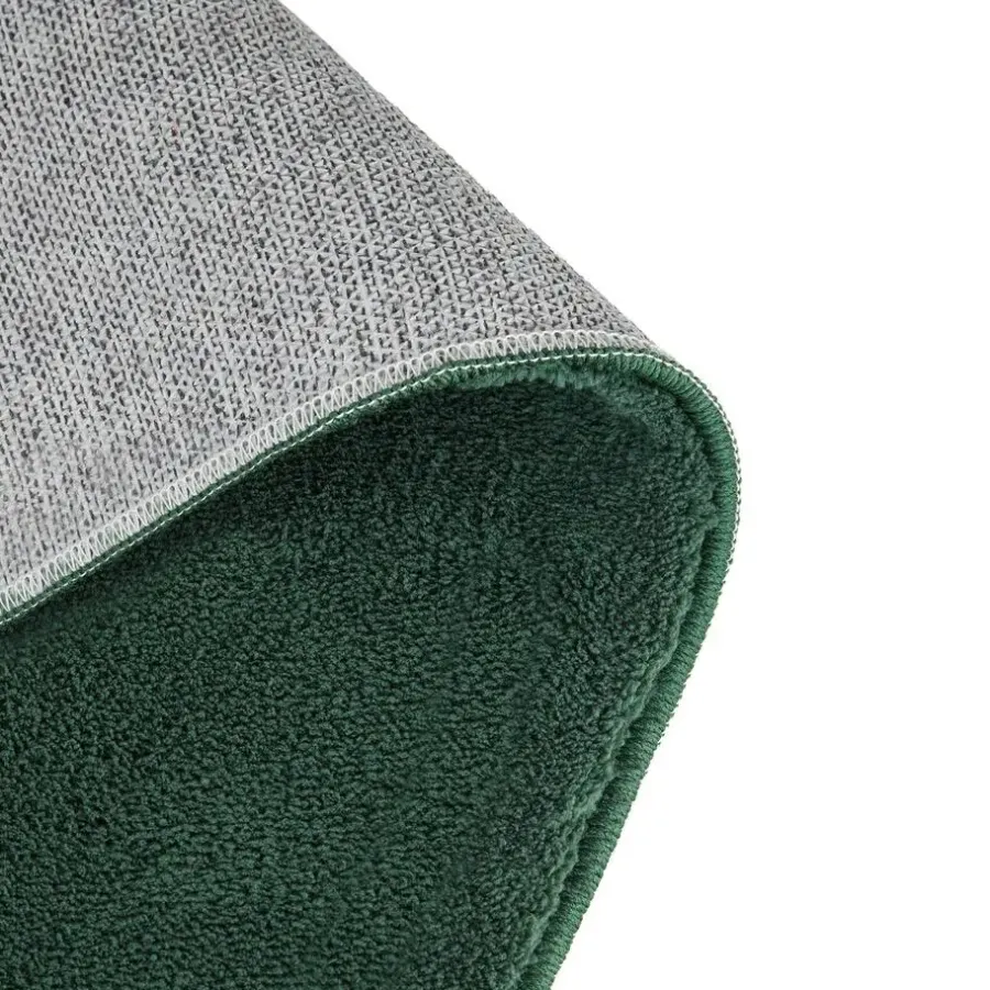 tectake ® Kortpolig vloerkleed Soft Zone 140 x 200 cm - Groen