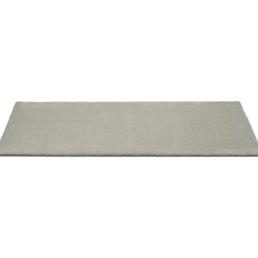 Vloerkleden-tectake ® Kortpolig vloerkleed Soft Zone 60 x 110 cm - Zandkleur