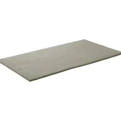 Vloerkleden-tectake ® Kortpolig vloerkleed Soft Zone 60 x 110 cm - Zandkleur