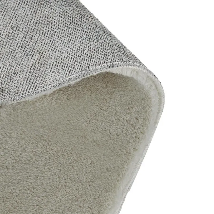 Vloerkleden-tectake ® Kortpolig vloerkleed Soft Zone 60 x 110 cm - Zandkleur