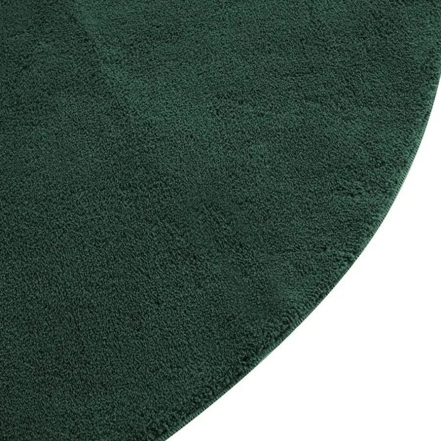 Vloerkleden|Ronde Vloerkleden-tectake ® Kortpolig vloerkleed Soft Zone Ø 120 cm - Groen