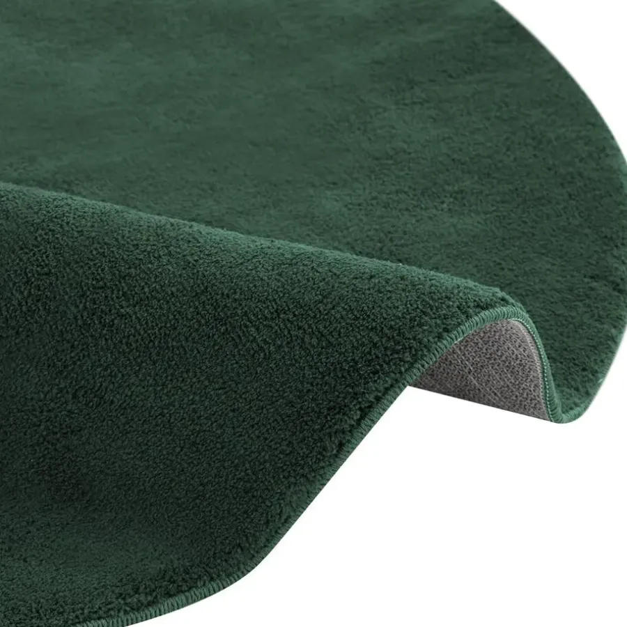 Vloerkleden|Ronde Vloerkleden-tectake ® Kortpolig vloerkleed Soft Zone Ø 120 cm - Groen