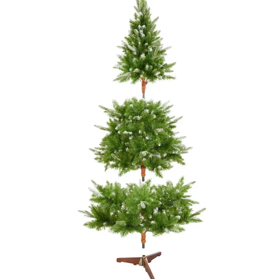 Kerstbomen-tectake Kunstkerstboom Blitzen, 180 cm, spuitgietnaalden, Groen