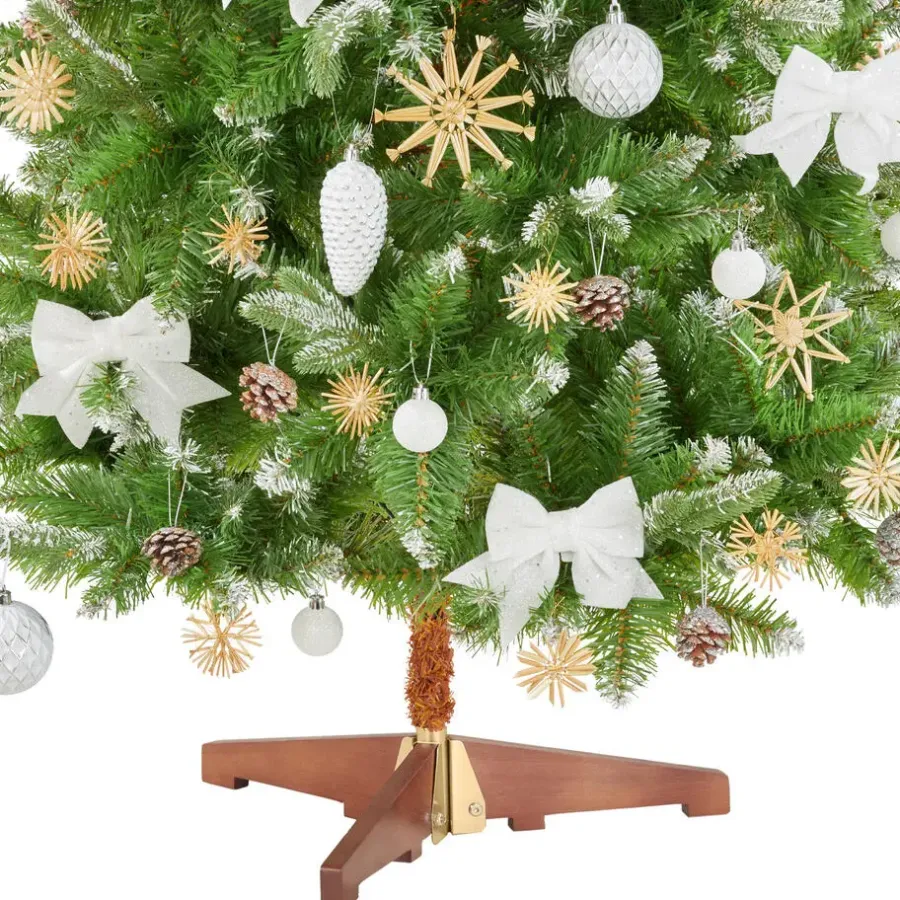 Kerstbomen-tectake Kunstkerstboom Blitzen, 180 cm, spuitgietnaalden, Groen