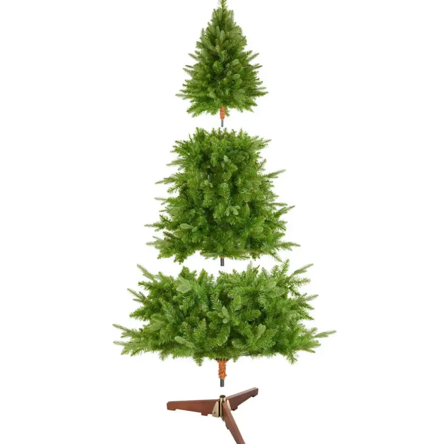 tectake Kunstkerstboom Cupid, spuitgietnaalden, Groen