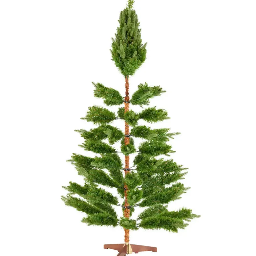tectake Kunstkerstboom Cupid, spuitgietnaalden, Groen