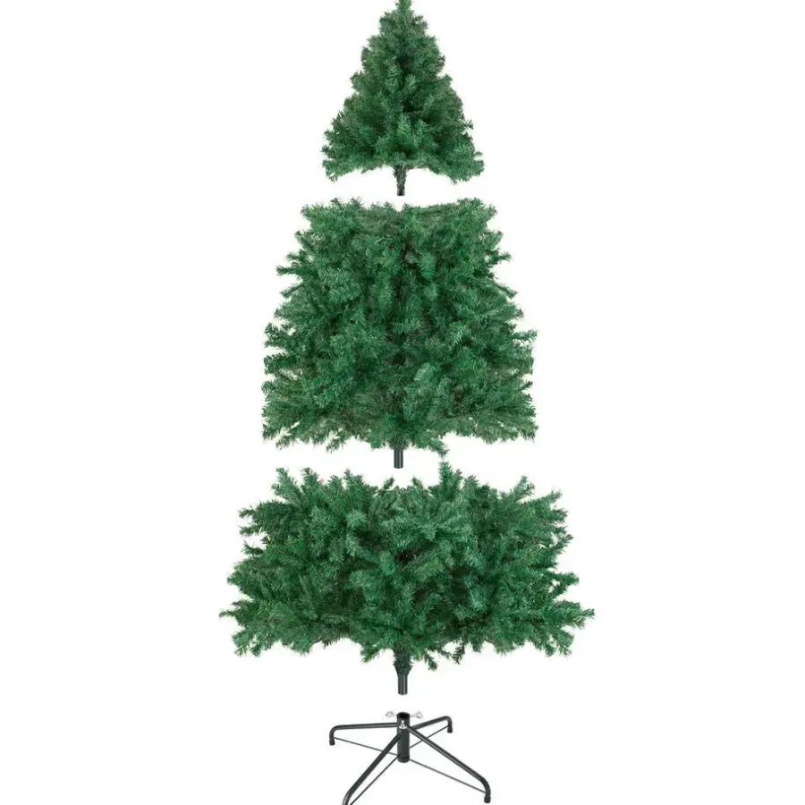tectake Kunstkerstboom Dasher, natuurgetrouwe uitstraling, Groen