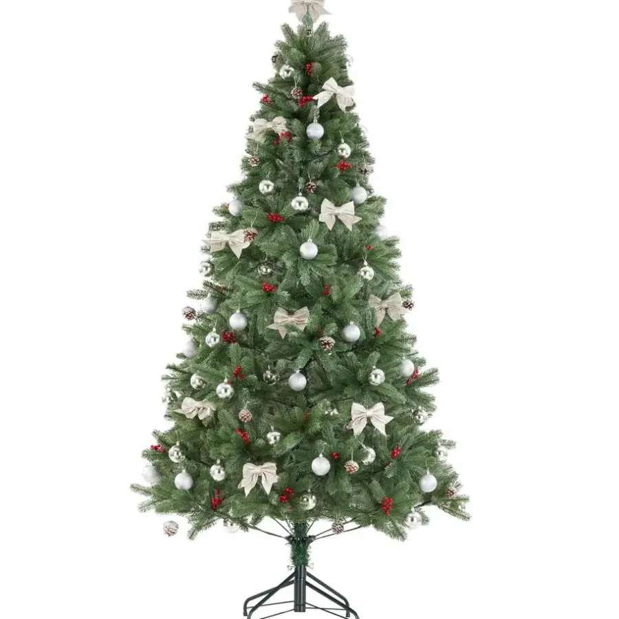 Kerstbomen-tectake Kunstkerstboom Dancer met spuitgietnaalden, Groen