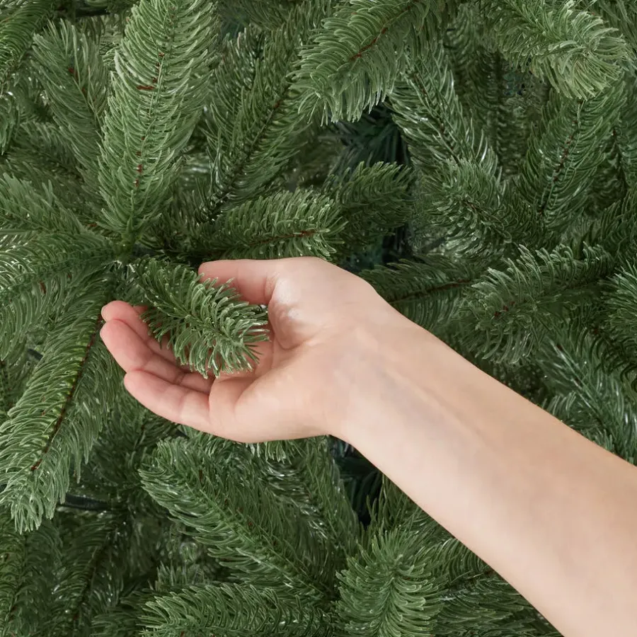 Kerstbomen-tectake Kunstkerstboom Dancer met spuitgietnaalden, Groen
