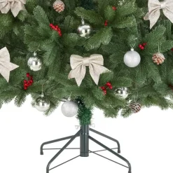 Kerstbomen-tectake Kunstkerstboom Dancer met spuitgietnaalden, Groen