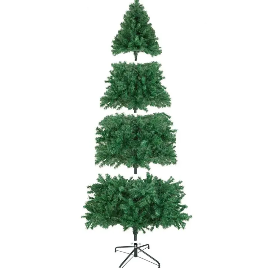 Kerstbomen-tectake Kunstkerstboom Dasher, natuurgetrouwe uitstraling, Groen