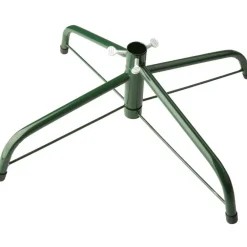 Kerstbomen-tectake Kunstkerstboom met dennenappels en metalen standaard 180cm, Groen