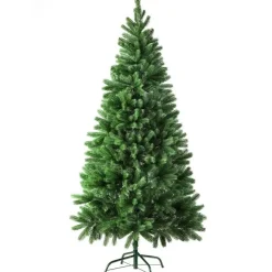 Kerstbomen-tectake Kunstkerstboom met spuitgegoten metalen standaard, Groen