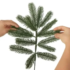 Kerstbomen-tectake Kunstkerstboom met spuitgegoten metalen standaard, Groen