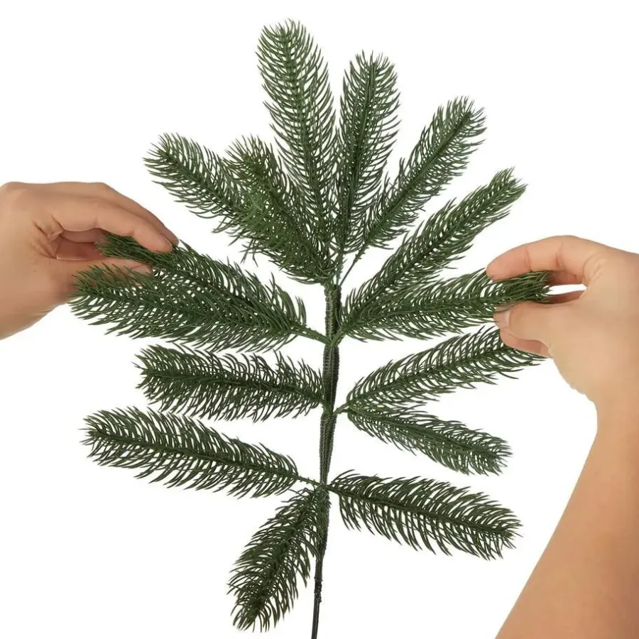 Kerstbomen-tectake Kunstkerstboom met spuitgegoten metalen standaard, Groen