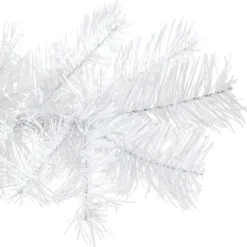 Kerstbomen-tectake Kunstkerstboom natuurgetrouw met metalen standaard wit, Wit