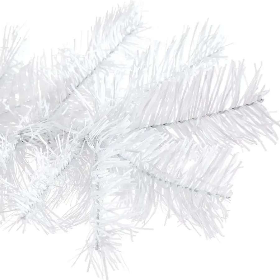 Kerstbomen-tectake Kunstkerstboom natuurgetrouw met metalen standaard wit, Wit