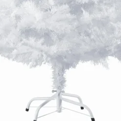 Kerstbomen-tectake Kunstkerstboom natuurgetrouw met metalen standaard wit, Wit