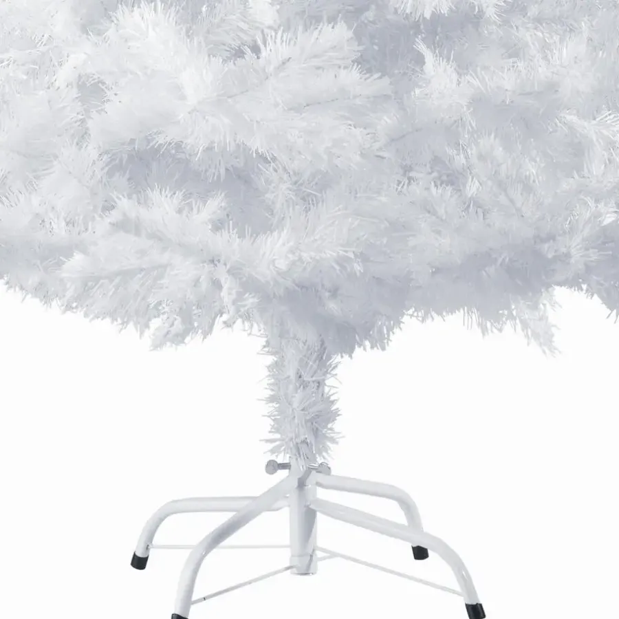 Kerstbomen-tectake Kunstkerstboom natuurgetrouw met metalen standaard wit, Wit