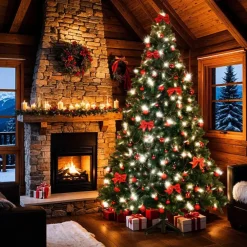 Kerstbomen-tectake Kunstkerstboom Prancer, spuitgietnaalden, Groen