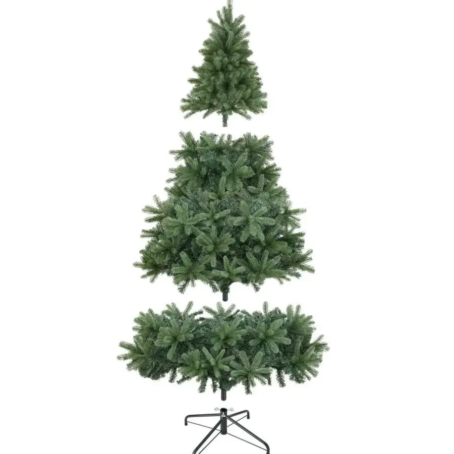 Kerstbomen-tectake Kunstkerstboom Prancer, spuitgietnaalden, Groen