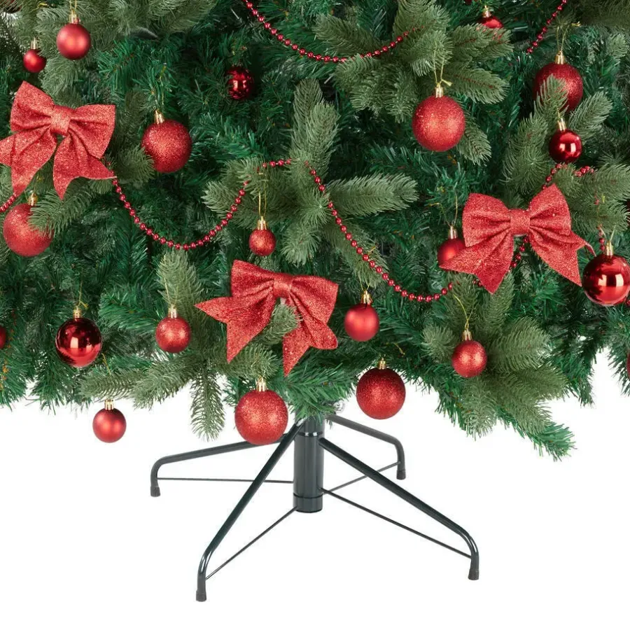 Kerstbomen-tectake Kunstkerstboom Prancer, spuitgietnaalden, Groen