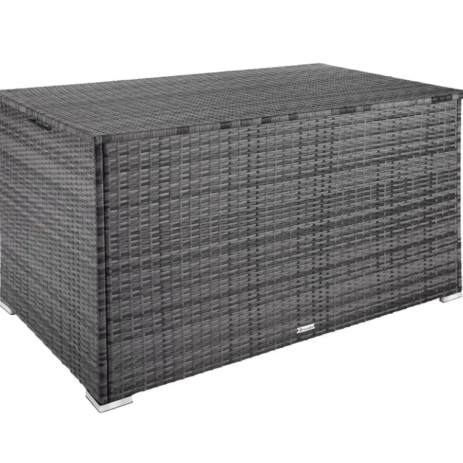 Kussenboxen-tectake Kussenbox Oslo met aluminium frame 145x82,5x79,5cm, Grijs