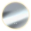 tectake LED-badkamerspiegel Aurora, dimbaar, met 3 lichtkleuren, Wit