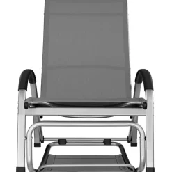Ligbedden-tectake Ligbed Avignon, 2in1 functie, verstelbare rugleuning, Antraciet