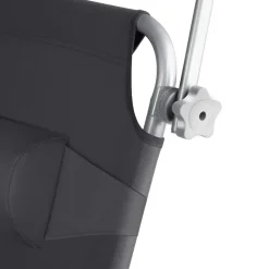 Ligbedden-tectake Ligbed Chloé 4-niveaus, hoofdkussen en tas, Zwart