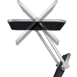 tectake Ligbed met 4 standen, Zwart