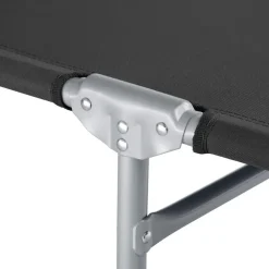 tectake Ligbed 4-niveaus met hoofdkussen, Zwart