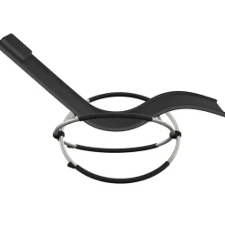 tectake Ligbed Paulina ergonomisch, opvouwbaar, 150 kg, Zwart