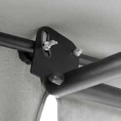 tectake Ligbed voor 2 personen, Zwart / Grijs