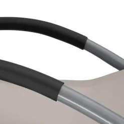 Ligbedden-tectake Ligstoel Taya, ergonomisch, schommelfunctie, Beige