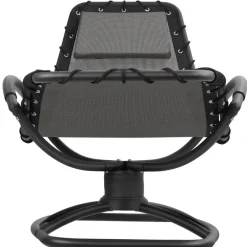 tectake Ligstoel Toulon, ergonomisch, schommelfunctie, Grijs
