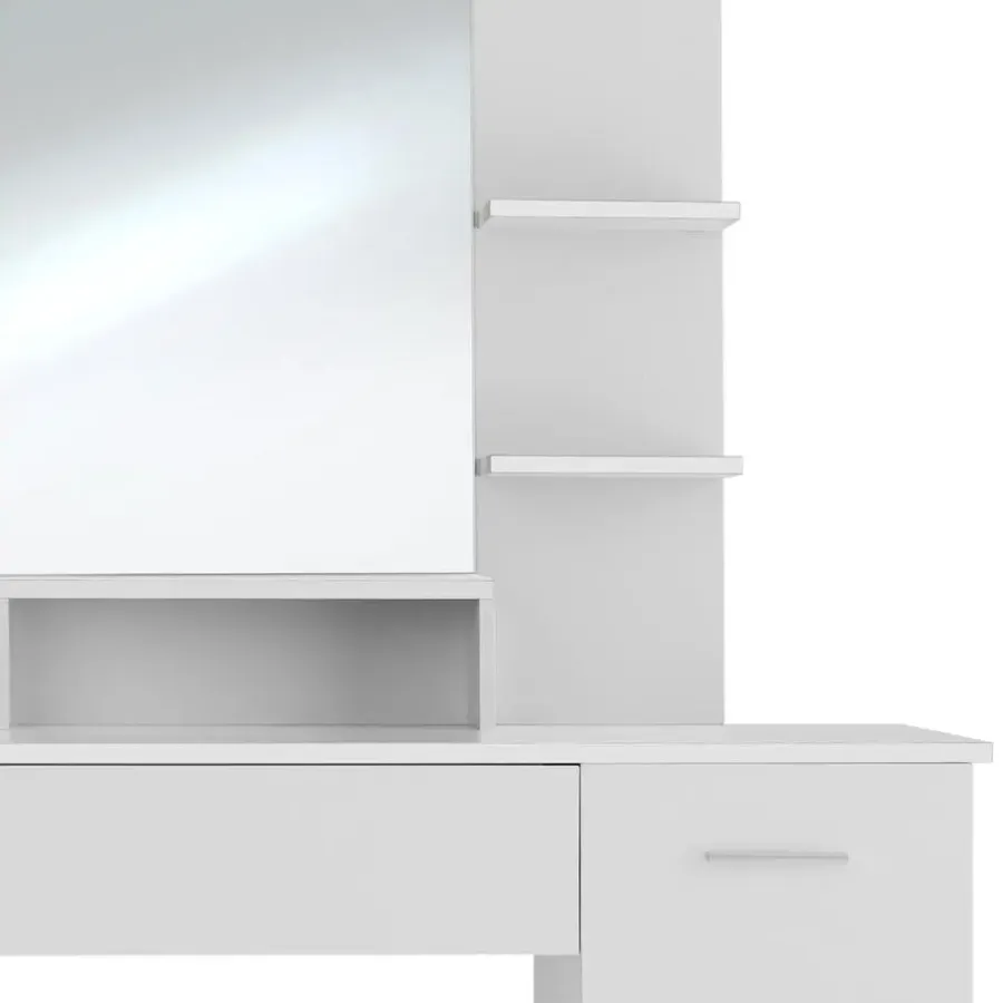 Kaptafels-tectake Makeup-tafel Zoe , Wit