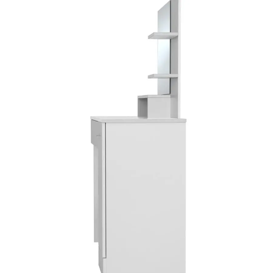 Kaptafels-tectake Makeup-tafel Zoe , Wit