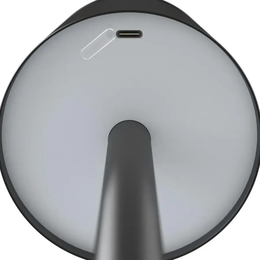 Tafellampen-tectake Moderne tafellamp Corly, LED, 7 lichtkleuren, dimbaar, Zwart