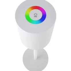 Tafellampen-tectake Moderne tafellamp Corly, LED, 7 lichtkleuren, dimbaar, Wit