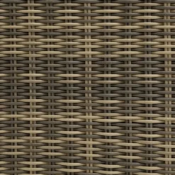 tectake Modulaire wickerset Villanova hoek links met aluminium frame