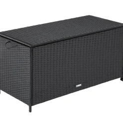 Kussenboxen-tectake Opbergbox Kuusamo met aluminium frame en wielen 297l, 117x54x64cm