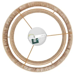 Hanglampen-tectake Plafondlamp Boho - Jute Hanglamp 40W voor Woonkamer/Slaapkamer