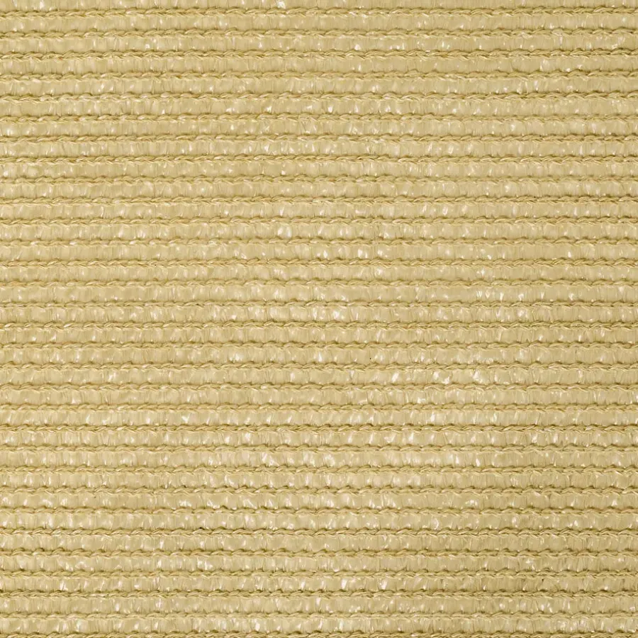 tectake Polyethyleen zonneluifel driehoekig beige, Beige